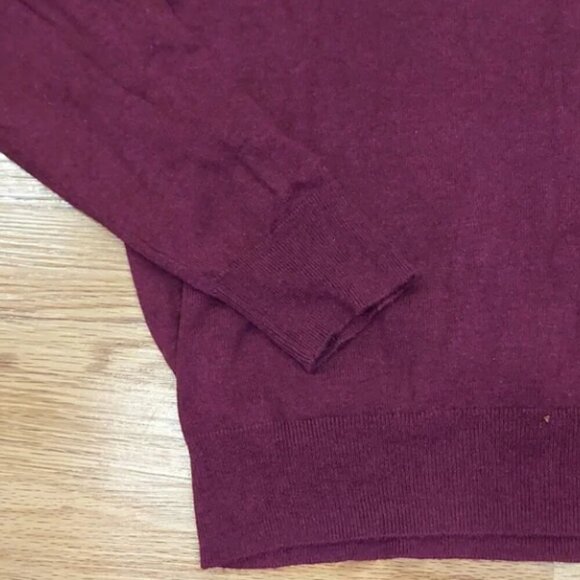 GAP men's  Pullover Maroon Burgundy Red Size M cotton crew neck.fall. spring win - Picture 3 of 5